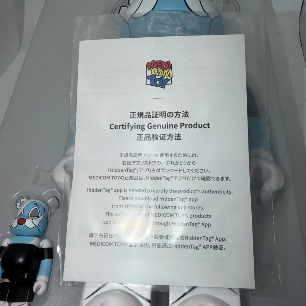 MEDICOM TOY BE@RBRICK Aruta Soup Mordern Art Graffiti 100％‎ & 400％ Open Box